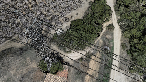 Una imatge feta amb la tecnologia LIDAR