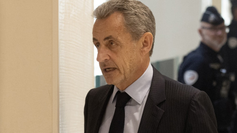 sarkozy Nicolas Sarkozy llega a los tribunales de París este martes, 25 de marzo de 2025.