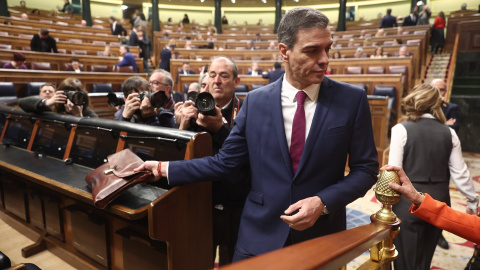 El presidente del Gobierno, Pedro Sánchez El presidente del Gobierno, Pedro Sánchez, en el Congreso de los Diputados