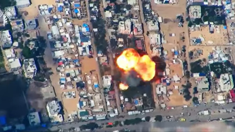 Captura de pantalla del video presentado por la empresa Elbit Sytems a sus inversores.