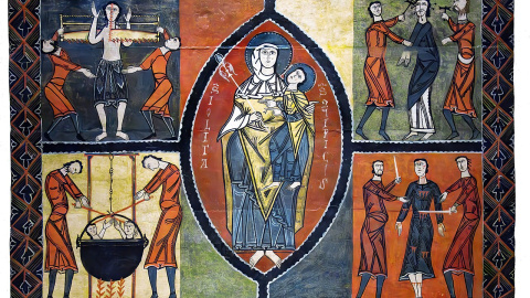 Frontal de l'altar de Durro, al Museu Nacional d'Art de Catalunya