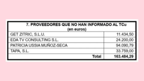 28/03/2025 Mención del informe a la contratación de 'EDA TV' por parte de Vox para las elecciones generales de 2023. Mención del informe a la contratación de 'EDA TV' por parte de Vox para las elecciones generales de 2023.