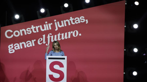 Yolanda Díaz Yolanda Díaz, este domingo en el acto de clausura de la asamblea de Movimiento Sumar en Madrid.