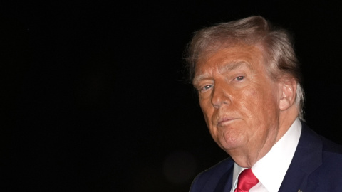 darktrump Donald Trump este pasado domingo en la Casa Blanca.