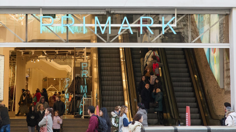 Imagen de archivo de una tienda de Primark, a 7 de enero de 2024, en Madrid. Imagen de archivo de una tienda de Primark, a 7 de enero de 2024, en Madrid.