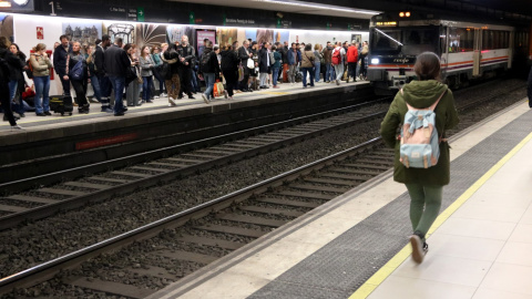 L'estació de Passeig de Gràcia de Rodalies, afectada per l'avaria d'un comboi. 01/04/2025 L'estació de Passeig de Gràcia de Rodalies, afectada aquest dimarts per l'avaria d'un comboi.