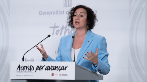 La consellera d'Economia, Alícia Romero, en una roda de premsa recent. 28/02/2025 La consellera d'Economia, Alícia Romero, en una roda de premsa recent.