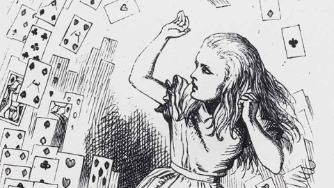 Ilustración de John Tenniel para ‘Las aventuras de Alicia en el país de las maravillas’.