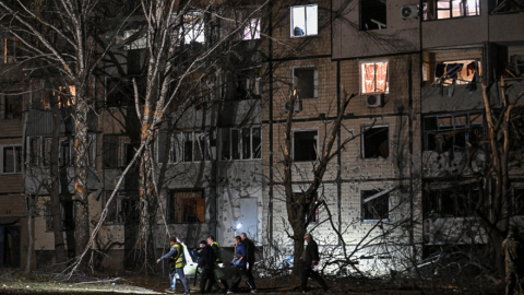 Kryvyi Rih después de un ataque ruso el 4 de abril de 2025. Kryvyi Rih después de un ataque ruso el 4 de abril de 2025.