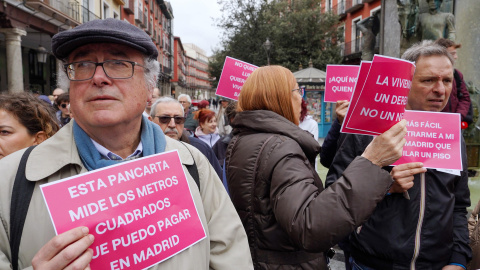 a7b0cfdea46cff58a4a3d383d7a905f1e4c67976w Manifestación en Valladolid, este sábado 5 de abril, convocados por los sindicatos de inquilinos, y otras organizaciones.