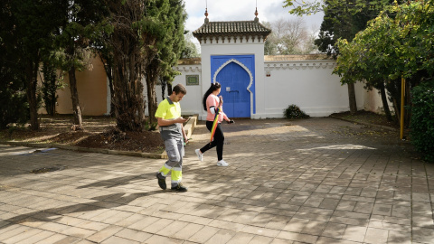 EuropaPress_5549662_puerta_acceso_cementerio_musulman_cerrado_temporal_viento_02_noviembre_2023 Puerta de acceso al cementerio musulmán de Sevilla