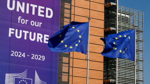 Sede de la Comisión Europea, en Bruselas, a 9 de abril de 2025. Sede de la Comisión Europea, en Bruselas, a 9 de abril de 2025.