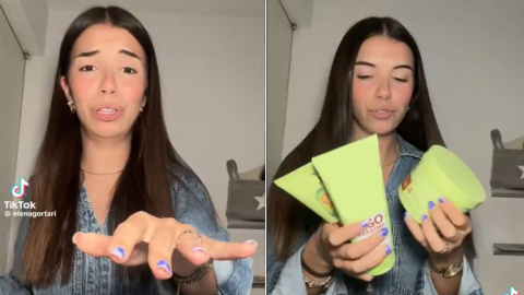 La influencer Elena Gortari La 'influencer' Elena Gortari finge que sufre acoso para publicitar una marca de champú.