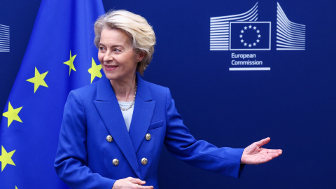 La presidenta de la Comisión Europea se reúne con la primera ministra de Islandia, Kristrun Frostadottir, en Bruselas, a 9 de abril de 2025. La presidenta de la Comisión Europea se reúne con la primera ministra de Islandia, Kristrun Frostadottir, en Bruselas, a 9 de abril de 2025.