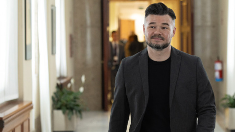 Gabriel Rufián. El portavoz de ERC en el Congreso, Gabriel Rufián.