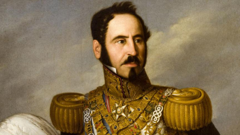 Retrato del general Espartero por el pintor Antonio María Esquivel, a mediados del siglo XIX.