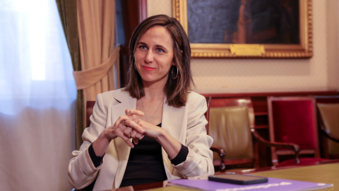 Entrevista Belarra La secretaria general de Podemos, Ione Belarra, en el Congreso.