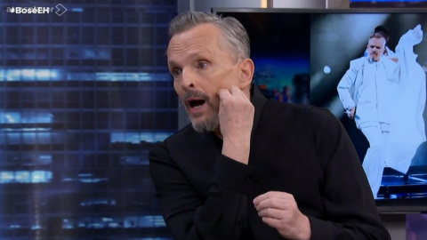El cantante Miguel Bosé en 'El Hormiguero'.