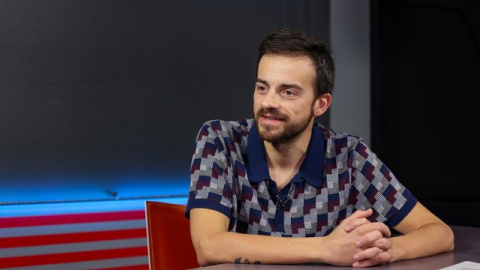 Juan Ponte durante la entrevista