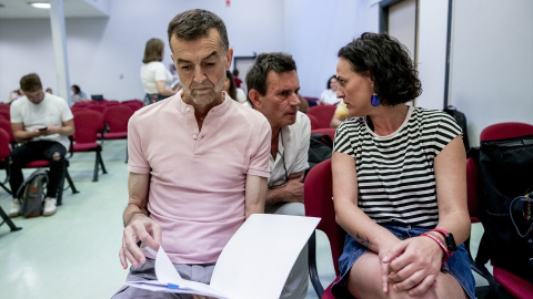 Antonio Maíllo y Clara Alonso durante una reunión de la Coordinadora Federal. Imagen de archivo.