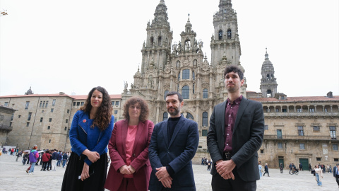 La alcaldesa de Santiago de Compostela, Goretti Sanmartín, y el ministro de Consumo, Pablo Bustinduy, La alcaldesa de Santiago de Compostela, Goretti Sanmartín, y el ministro de Consumo, Pablo Bustinduy.