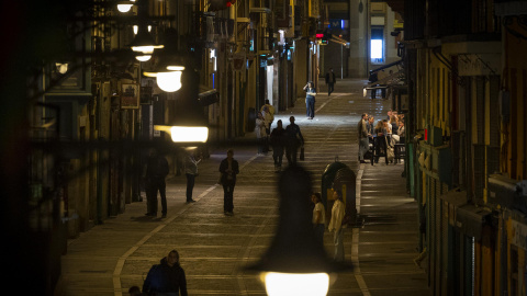Pamplona recupera el suministro eléctrico tras el apagón de este lunes. Pamplona recupera el suministro eléctrico tras el apagón de este lunes.