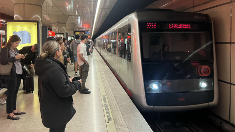 Vista general de la estación de Areeta del Metro Bilbao. Vista general de la estación de Areeta del Metro Bilbao.