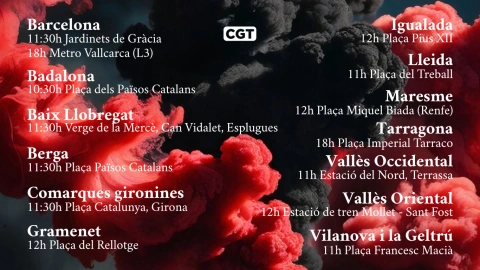 Manifestacions CGT Manifestacions CGT