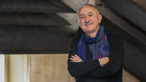 El secretario general de UGT, Pepe Álvarez, tras la entrevista con 'Público'. El secretario general de UGT, Pepe Álvarez, tras la entrevista con 'Público'.