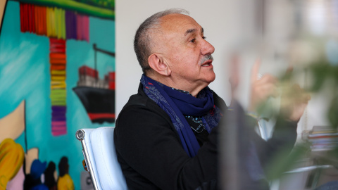 Álvarez, en otro momento de la entrevista. Álvarez, en otro momento de la entrevista.