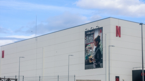 EuropaPress_6285046_fachada_sede_netflix_19_octubre_2024_tres_cantos_madrid_espana_netflix Fachada de la sede de Netflix, en Tres Cantos, Madrid.