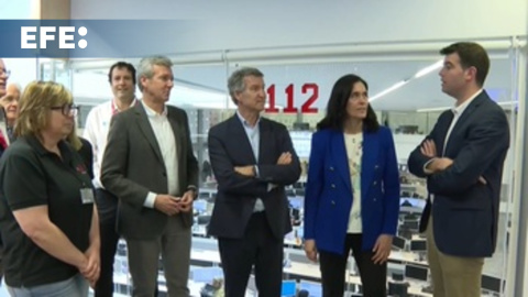 Feijóo visita el servicio de emergencias 112 de la Xunta Feijóo visita el servicio de emergencias 112 de la Xunta