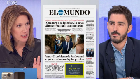 Silvia Intxaurrondo y Juanma Lamet en 'La hora de La 1'.
