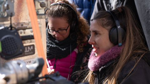 La directora y guionista Gala Gracia en el rodaje de la película 'Lo que queda de ti'. La directora y guionista Gala Gracia en el rodaje de la película 'Lo que queda de ti'.