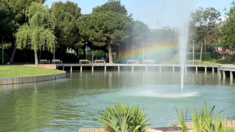 El Parc de la Solidaritat del Prat de Llobregat. 14/03/2025 El Parc de la Solidaritat del Prat de Llobregat, un dels refugis climàtics previstos per l'AMB per aquest estiu.