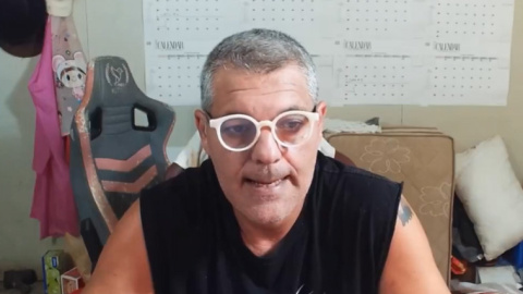 cuesta Frank Cuesta durante su comunicado público.