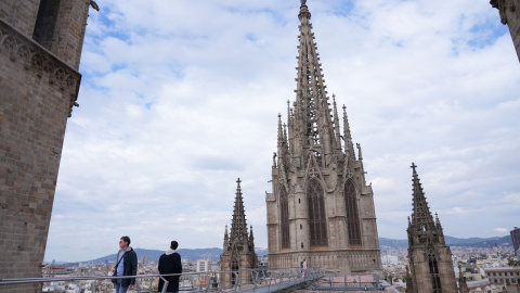 El terrat de la catedral de Barcelona El terrat de la catedral de Barcelona