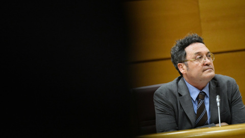EuropaPress_6527391_fiscal_general_estado_alvaro_garcia_ortiz_comparecencia_comision_justicia Imagen de archivo del Fiscal General del Estado, Álvaro García Ortiz, durante su comparecencia en la Comisión de Justicia, a 18 de febrero de 2025, en Madrid.