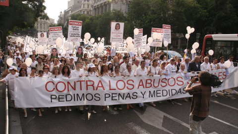Manifestación contra el abuso sexual infantil en Madrid. Foto de archivo. Manifestación contra el abuso sexual infantil en Madrid. Foto de archivo.José Oliva / Europa Press21/6/2008