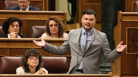 El portavoz de ERC en el Congreso, Gabriel Rufián El portavoz de ERC en el Congreso, Gabriel Rufián.