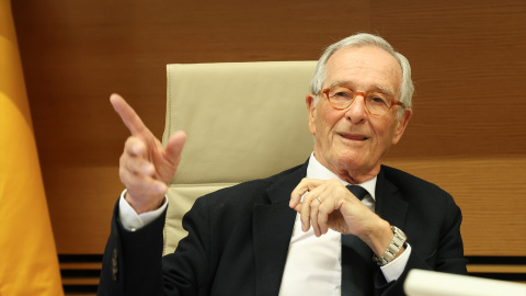 Xavier Trias Xavier Trias, exalcalde de Barcelona, en su comparecencia en la comisión de 'Operación Cataluña'.