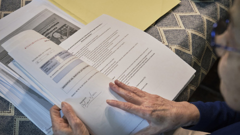 La filòloga i activista independentista Blanca Serra, a casa seva.