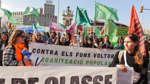 Imagen de archivo de la manifestación de vivienda del pasado abril. Imagen de archivo de la manifestación de vivienda del pasado abril.