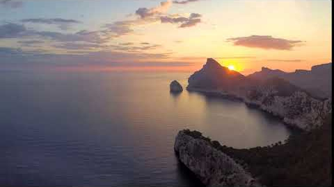 Sortida de sol desde Es Colomer de Formentor