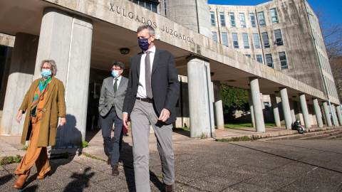 El presidente de la Xunta, Alfonso Rueda, durante una visita a la sede del Imelga en Santiago en 2020 El presidente de la Xunta, Alfonso Rueda, durante una visita a la sede del Imelga en Santiago en 2020.