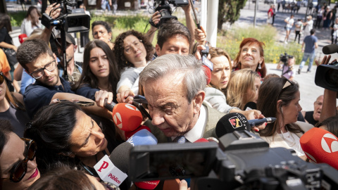 El exasesor sanitario de Ayuso, Antonio Burgueño, a su llegada a los Juzgados de Plaza Castilla, a 26 de mayo de 2025, en Madrid.