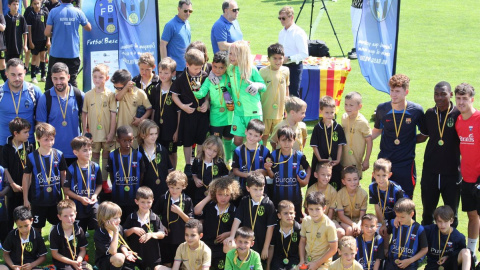 Una edició del torneig de futbol BaseVilobí Solidari