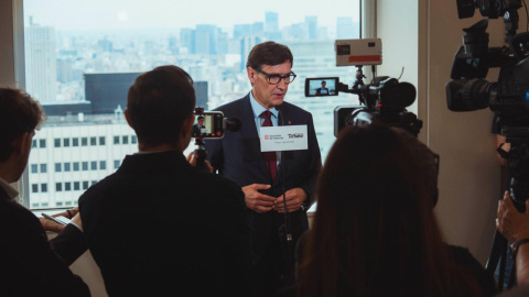 Salvador Illa, en el viatge oficial del president al Japó Salvador Illa, en el viatge oficial del president al Japó