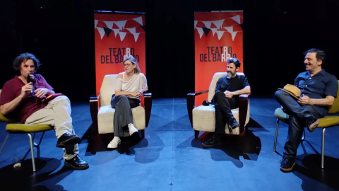 Chistes contra Franco Pere Rusiñol, Ana Alonso, Eugenio Merino y Darío Adanti presentan ‘Chistes contra Franco’ en el Teatro del Barrio.