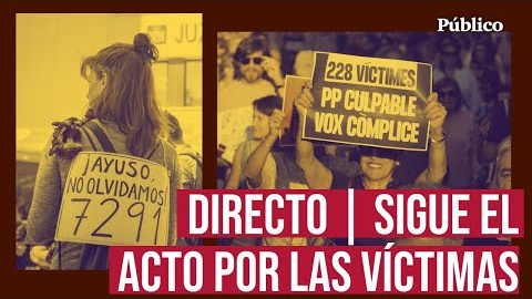DIRECTO| Víctimas de la Dana y familiares de las 7291 víctimas de residencias, juntos por la verdad Nuestro periodismo es posible gracias a nuestros suscriptores. Únete a la República de Público y defiende el periodismo valiente, feminista y de izquierdas: https://bit.ly/3REUOTN
Periodismo, investigación y compromiso para construir un mundo más igualitario.
¡Suscríbete ya a nuestro canal!: https://bit.ly/2U8nM0q
Visita: https://www.publico.es
Síguenos en Facebook: https://www.facebook.com/diario.publico/
Síguenos en Twitter: https://twitter.com/publico_es
Síguenos en Instagram: https://www.instagram.com/publico.es
Síguenos en TikTok: https://www.tiktok.com/@publico_es